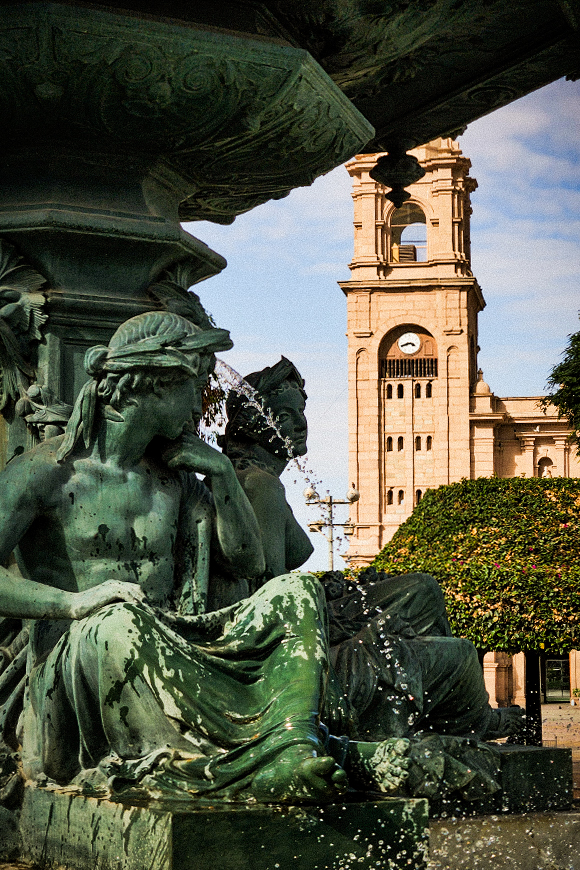 Fountains in Arequipa Peru